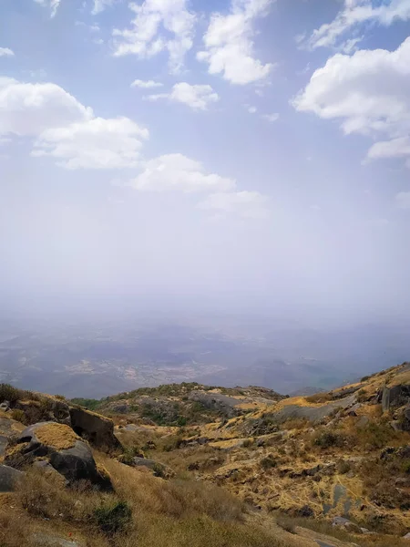 Incredibile Vista Sul Monte Abu Mount Abu Una Stazione Collina — Foto Stock