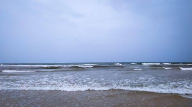 Düzenleyici için deniz ve sahil şablon alanı soyut tatil kullan