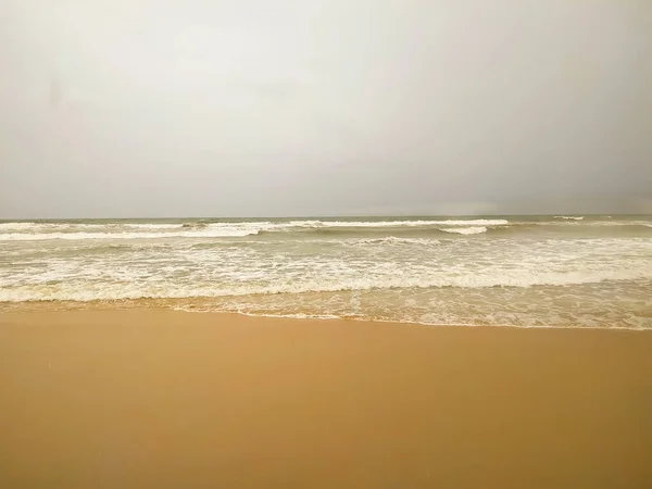 Amazing View Wave Foam Beach — ストック写真