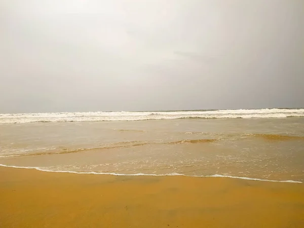 Natur Und Reisekonzept Landschaft Blick Auf Sommer Strand Meer — Stockfoto