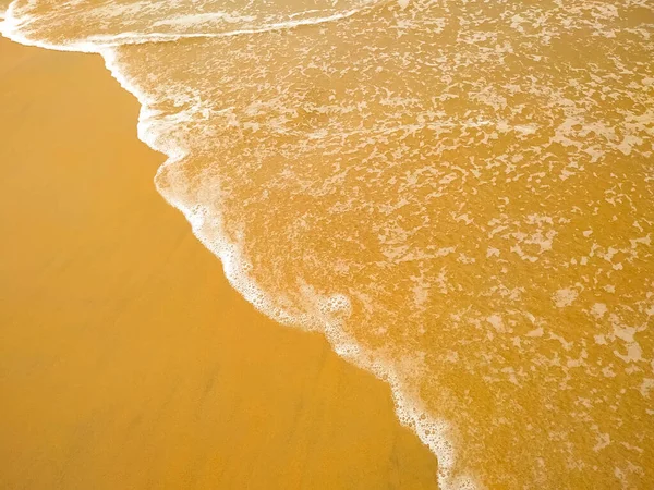 Amazing View Wave Orange Beach Background — Stock fotografie