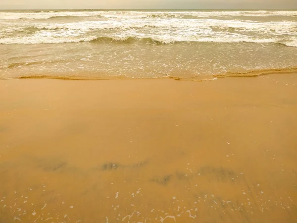 Krásná Vlna Písečné Pláži — Stock fotografie
