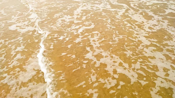 Концепция Летнего Пляжа Мягкая Волна Моря Песчаном Пляже — стоковое фото