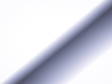 3D render. Beyaz arka plan arasında soyut gri içbükey alanı.