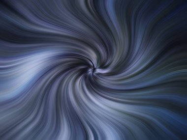 Parlak siyah yanıltıcı şekilli soyut bir çizim.