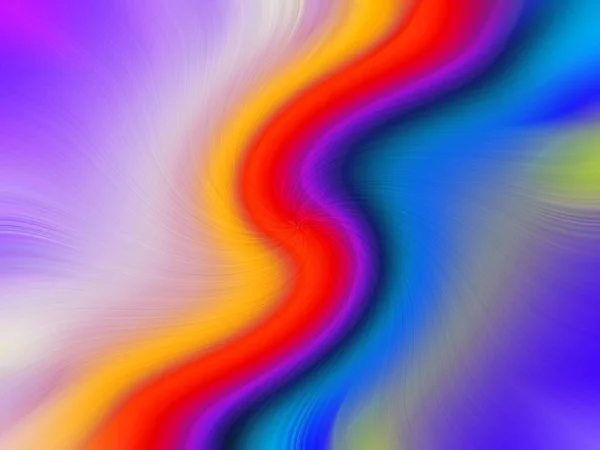 Иллюстрация Красивый Красочный Волновой Абстрактный Фон — стоковое фото