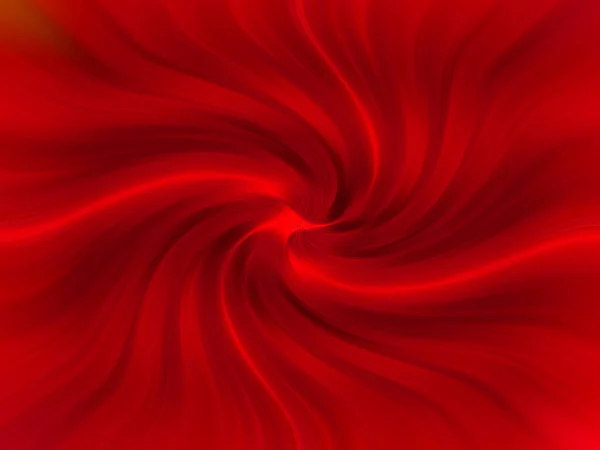 Abstraktní Ilustrace Červeném Květinovém Iluzivním Tvaru — Stock fotografie
