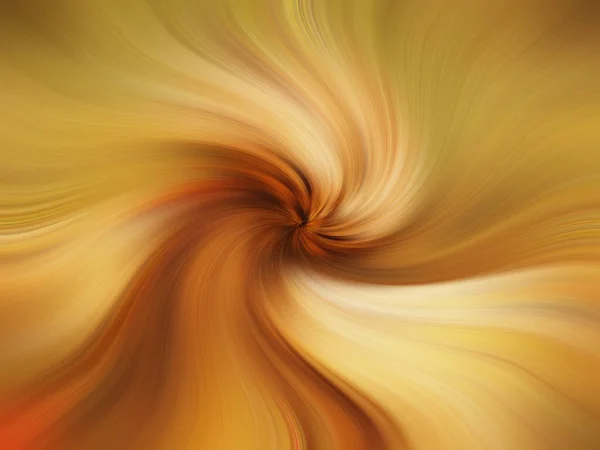 Rendering Abstract Mustard Color Spiral Background — Stock Photo, Image