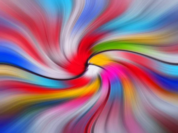 Rendering Abstract Bright Colorful Spiral Background — Stock Photo, Image