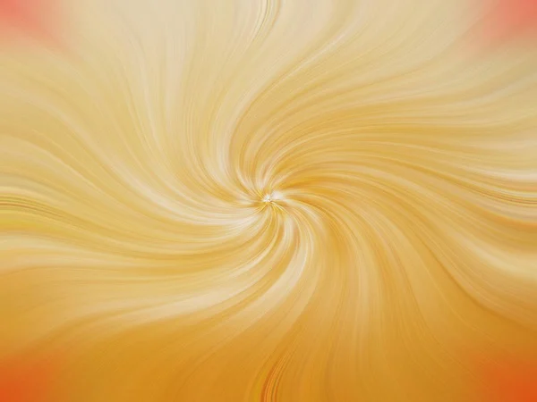 Rendering Abstract Bright Mustard Color Spiral Background — Stockfoto