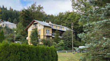 Rymanow - Zdroj Subcarpathian Voyvoda Polonya, 18.2021. Spa Parkı 'nda tarihi bir Takip Sanatoryumu bulunmaktadır.