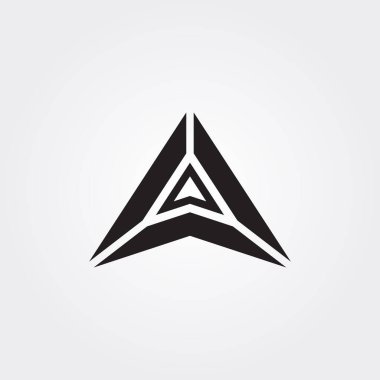 Kalkan üçgeni vektör tasarımı çizimleri