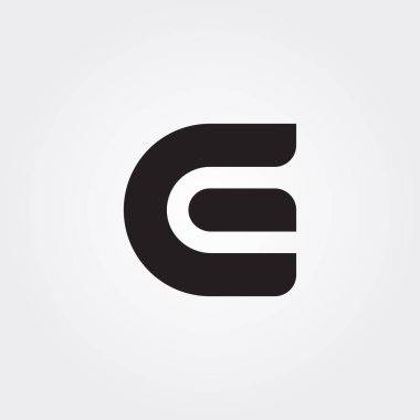 Harf CG vektör tasarımı çizimleri