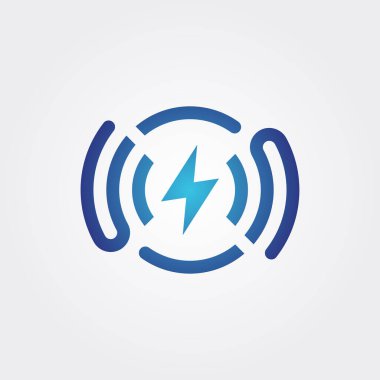 Elektrik Sinyali vektör tasarımı çizimleri