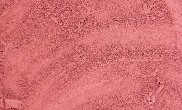 Kozmetikai textúra maszk agyag por piros. Szelektív fókusz. — Stock Fotó