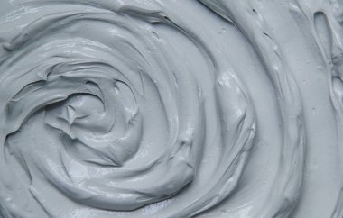 Çamur deseni vücut ve yüz için spa maskesi. Seçici odaklanma. Doğa.