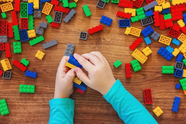 Konstrukteursspielzeug Selektiver Fokus — Stockfoto