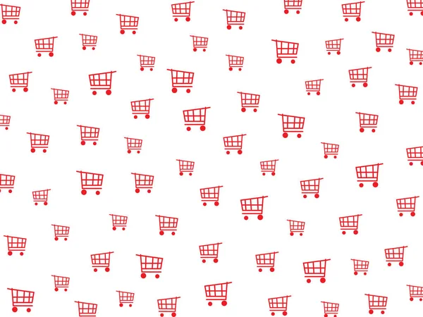 Promosyon malzemelerinin satışı için Alışveriş Arabası şablonu arka planı.