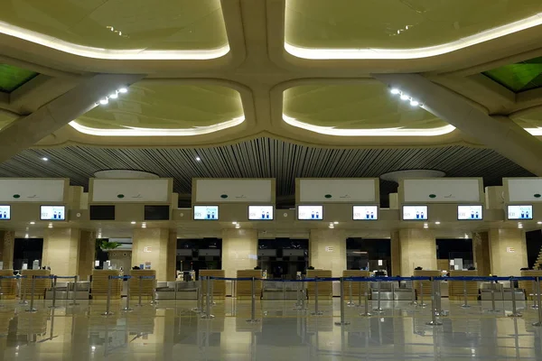 Kulonprogo Indonesia Dec 2021 Passenger Check Counter Yogyakarta International Airport — Stock Photo, Image