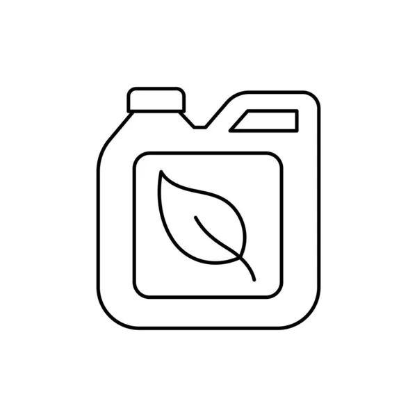 Canister of plant fertilizers line icon. Chemical fertilization of the soil. Editable stroke size. — Διανυσματικό Αρχείο