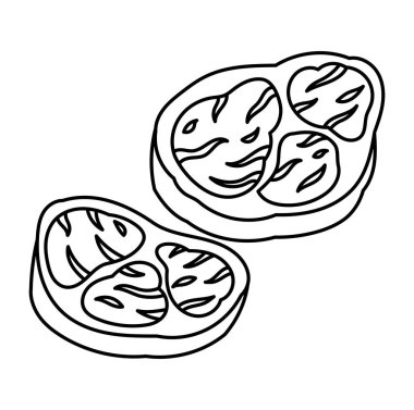 Editable outline stroke thickness. Vector line icon.