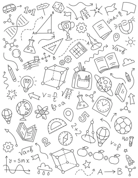 Hand Drawn Doodle Vector Line — 스톡 벡터