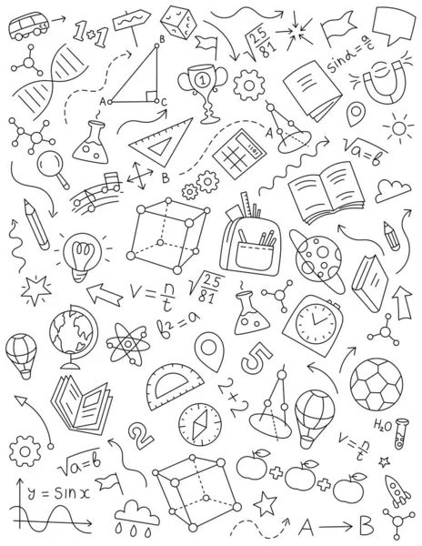 Hand Drawn Doodle Vector Line —  Vetores de Stock