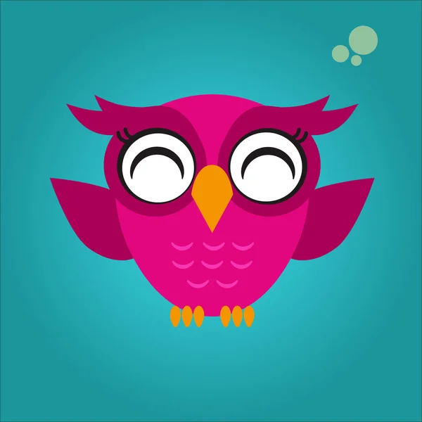 Icon Owl Vector Ilustration Design Eps — Stock Vector