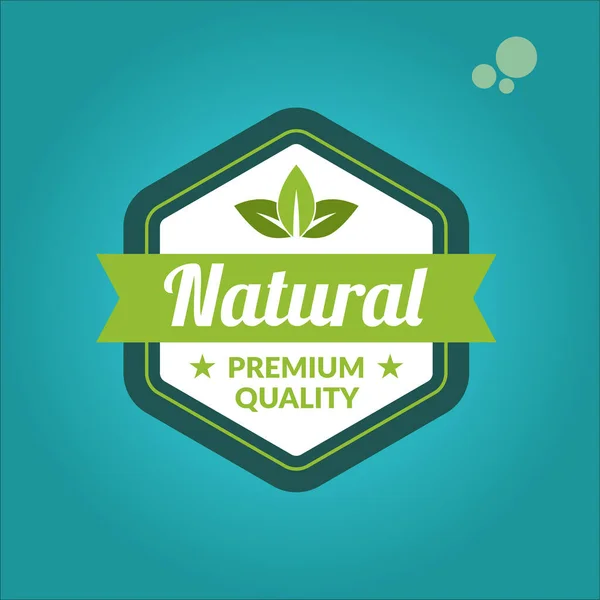 Logotipo Ilustração Design Vetor Rótulo Alimento Orgânico Eps — Vetor de Stock