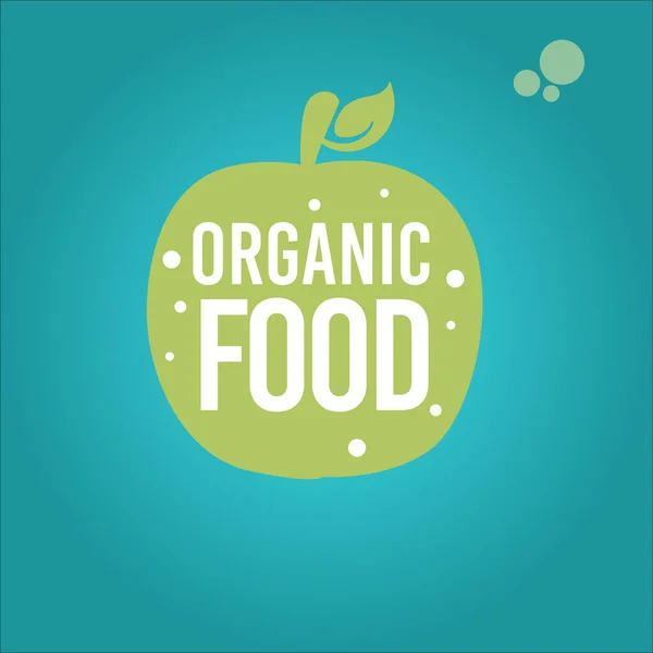 Logo Healthy Food Vector Ilustration Eps — Stockvektor