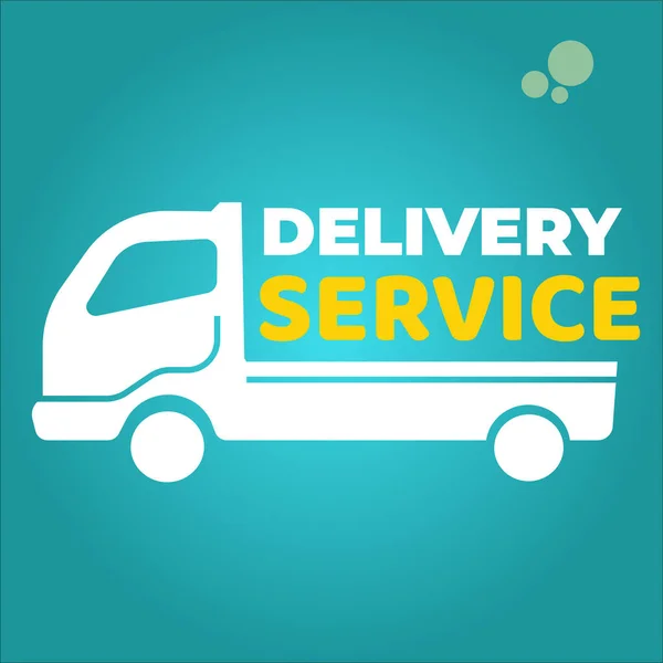 Delivery Label Logo Delivery Vector — Stockvektor