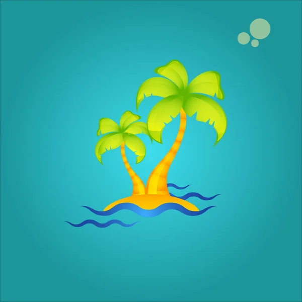 Summer Vacation Vector Ilustration Design Eps — Stock Vector