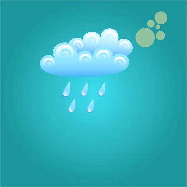 Weather Illustration World — Stock Vector