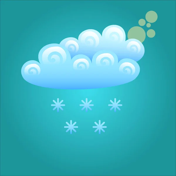 Weather Illustration World — Vettoriale Stock