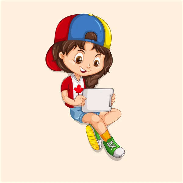 Multicultural Kids Character Vector — Stock Vector
