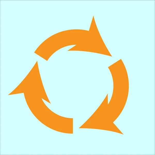 Recycling Icon Vektor Illustration — Stockvektor