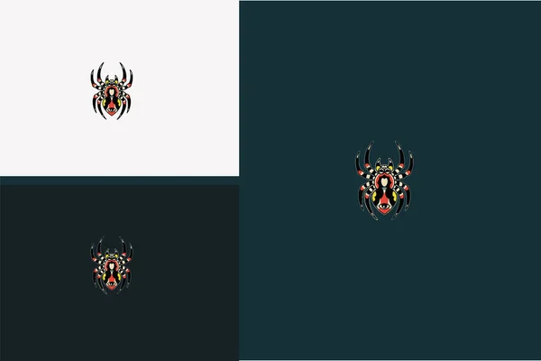 Spider Eye Vector Illustration Design — Image vectorielle