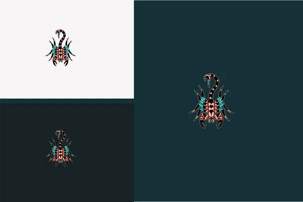 Scorpio Tattoo Design Vector Illustration Design — Image vectorielle