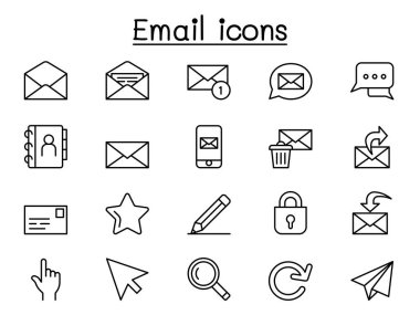 İnce satır biçiminde e- posta simgesi belirlendi