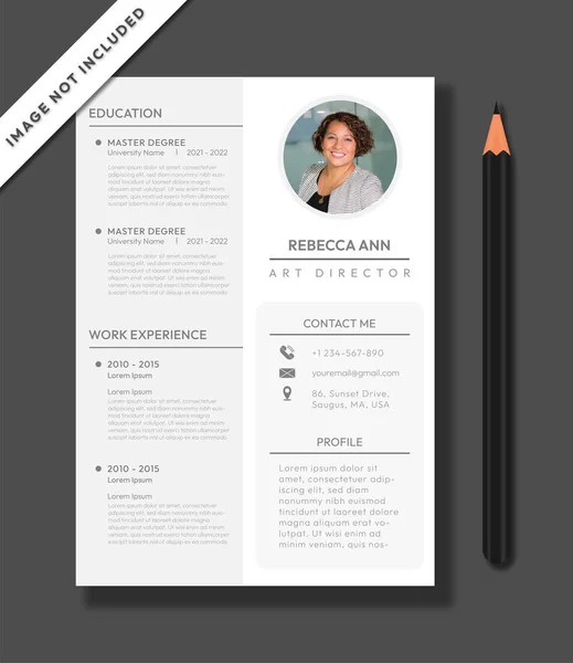 Minimalist CV Özgeçmiş Şablonu Şablonu Zarif EPS10 Bu özgeçmiş resmi ama dost canlısı ama basit bir aura yayar