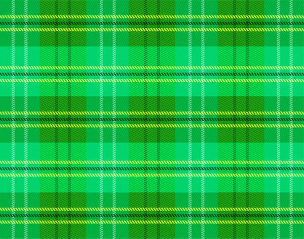 Elegant Green Tartan Plaid Scottish Seamless Pattern Texture Design — Stock Vector