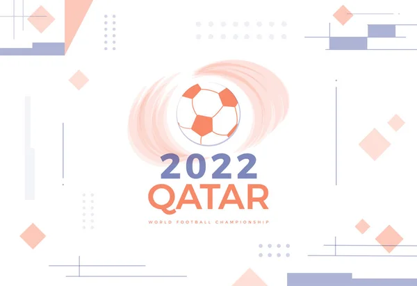 Katar Dünya Futbol Şampiyonası 2022 Illustration Design