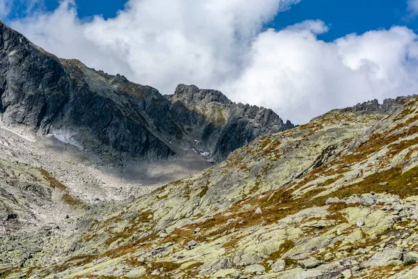 View Valley Mountain Peak Sniezny Szczyt Snehovy Stit — Stock Photo, Image