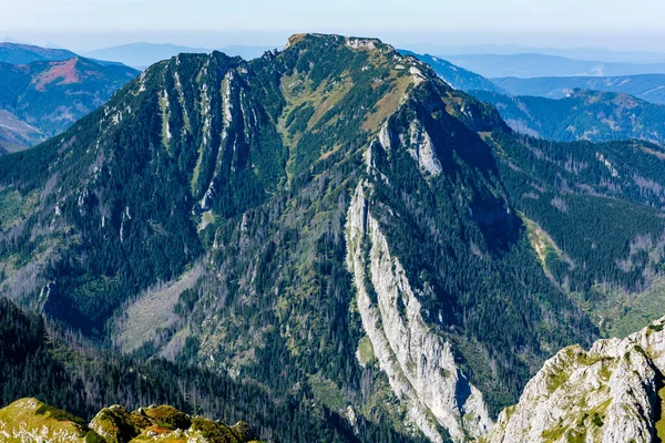 Peak Kominiarski Wierch Kominy Tylkowe Pico Característico Los Tatras Occidentales — Foto de Stock