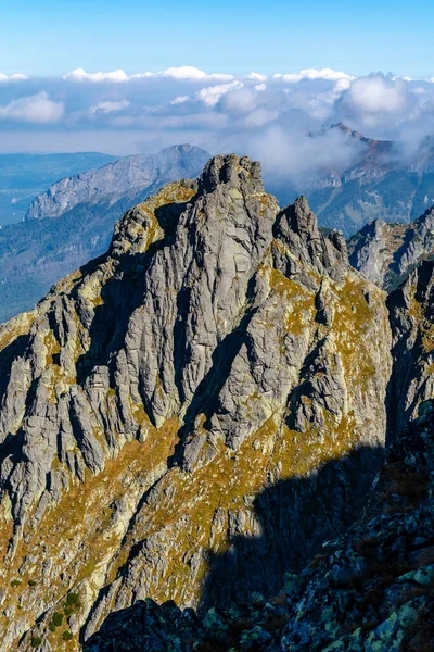 Mala Kapalkowa Turnia Mala Ladova Veza Sommet Crête Kapalkowa Hreben — Photo