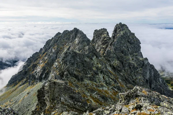 Beautiful Mountain Landscape Fall Season Ridge Soliska Soliska Hreben Soliskovy — Stock Photo, Image