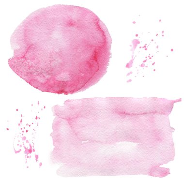 El yapımı suluboya pembe renkler arka planları yıkar ve çöker..