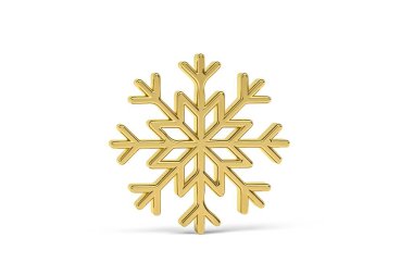 Beyaz arkaplanda izole edilmiş 3D Noel simgesi - 3D görüntüleme