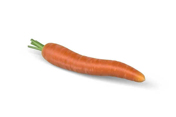 Carrot Isolated White Background Render — Stock Photo, Image