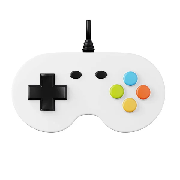 Arcade gamepad joystick controller high quality 3D render illustration icon. — Stock Photo, Image